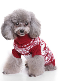 <tc>Karácsonyi kutya pulóver Claudell piros</tc>
