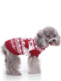 <tc>Karácsonyi kutya pulóver Claudell piros</tc>