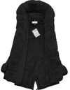 <tc>Parka kabát Elora fekete, fekete szőrmével</tc>