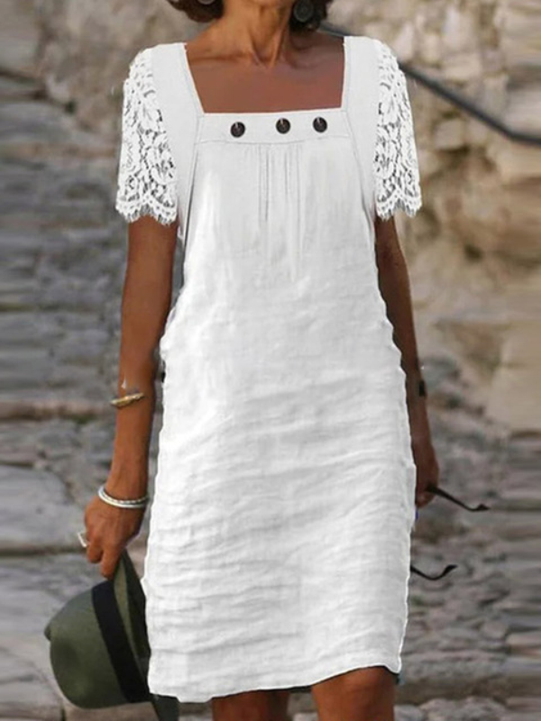 ELEGANT DRESS TERRIONA fehér