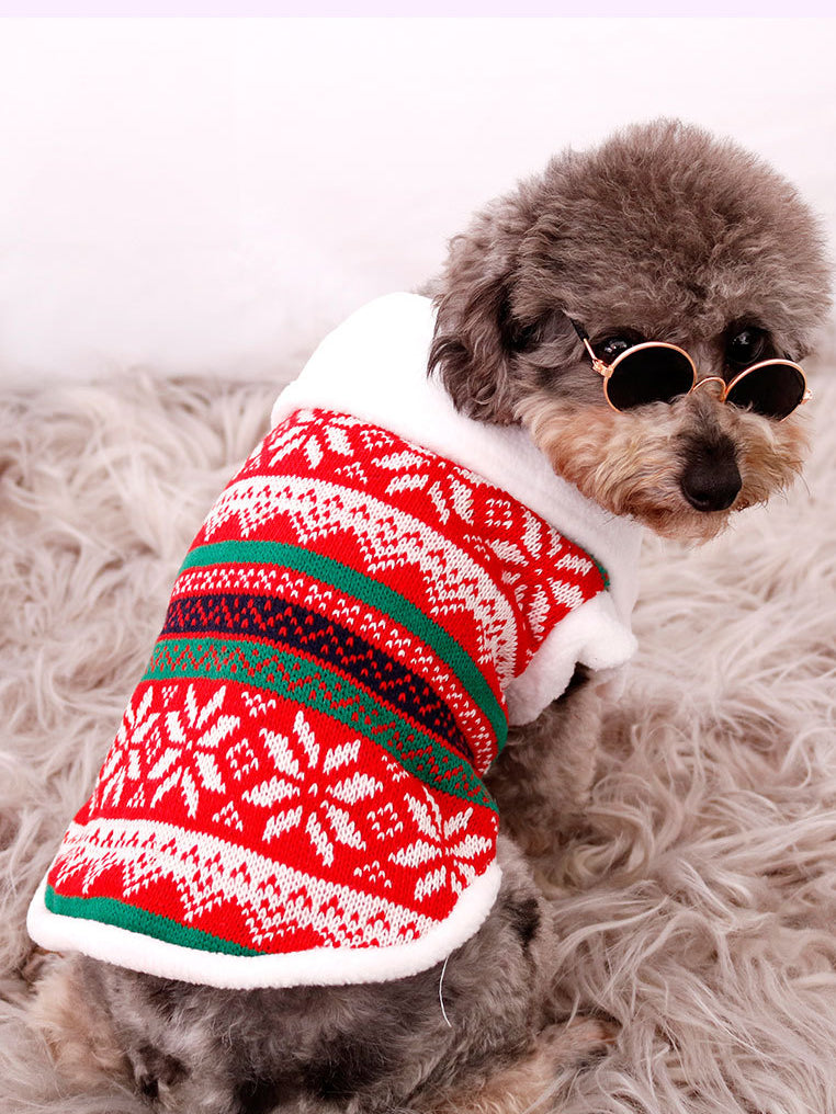 <tc>Karácsonyi kutya pulóver Claud piros</tc>