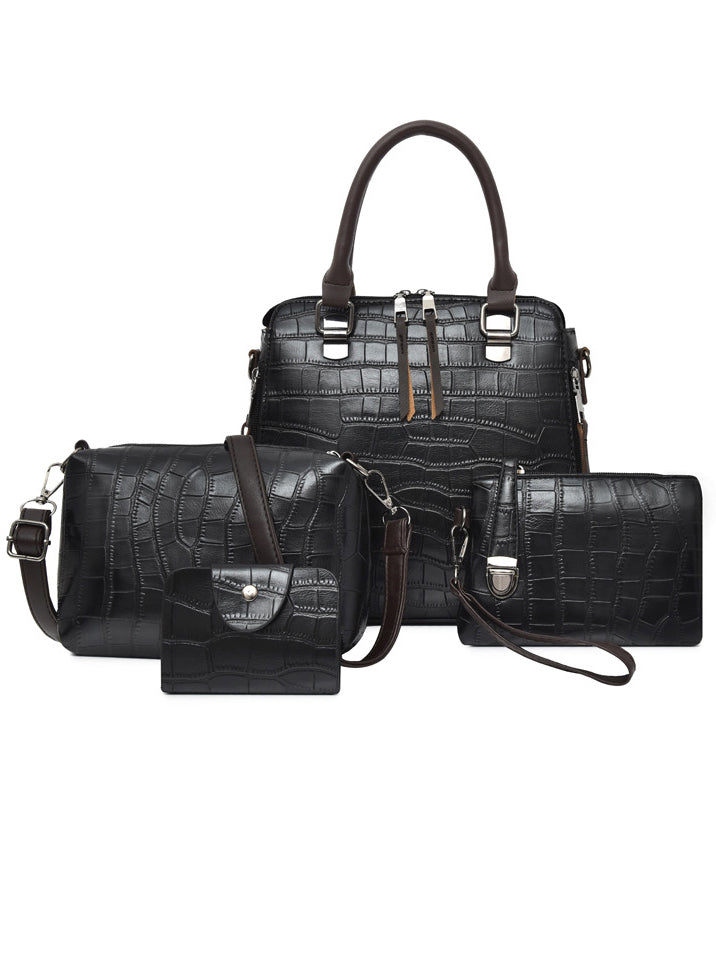 4 DB BAG'S SET MAUD fekete