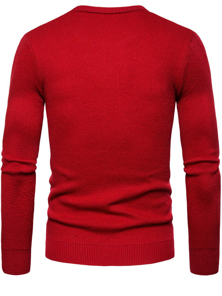 NEW YEAR SWEATER HARDY red