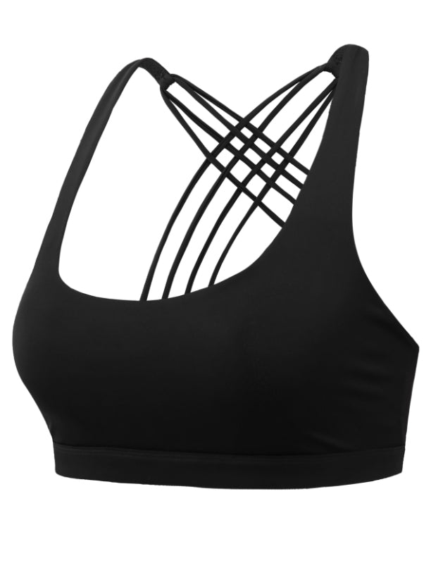 SPORT SEAMLESS BRA GIULIANA fekete