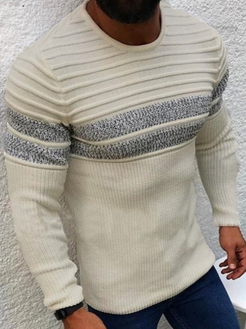 PRESTYN bézs pulóver