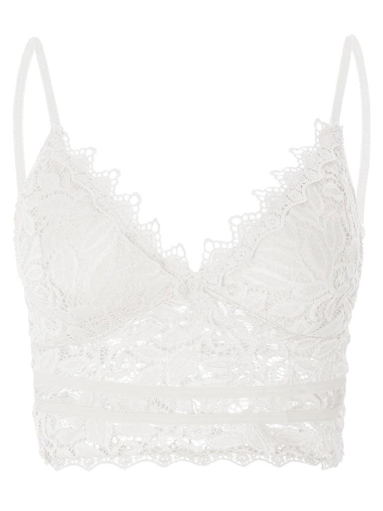 LACE BRALETTE BETHANIA fehér