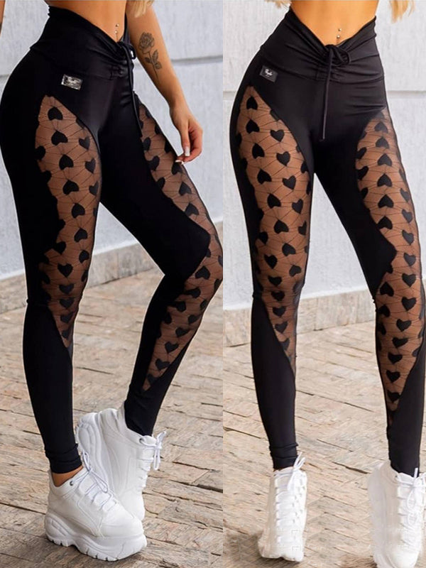 LEGGINGS CRISTALLE fekete