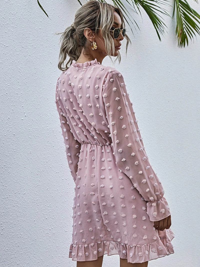 <tc>Elegáns ruha Valaria rózsaszín</tc>