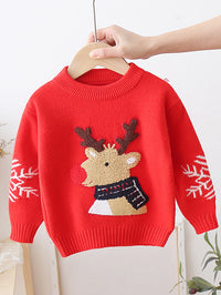 <tc>Karácsonyi gyerek pulóver Edan piros</tc>