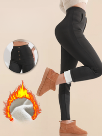 TERMO LEGGINGS HAIA črne
