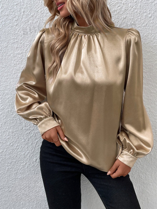 SHIRT PLEORA gold