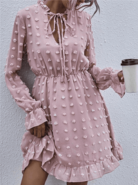 <tc>Elegáns ruha Valaria rózsaszín</tc>