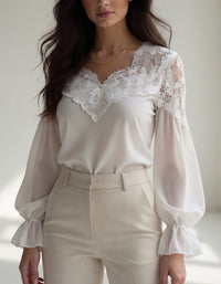 <tc>ELEGÁNS BLÚZ GERTADA fehér</tc>