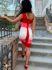 ONE SHOULDER MIDI RUHA TRACY tarka