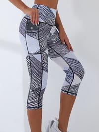 CAPRI LEGGINGS SIOLA fekete-fehér